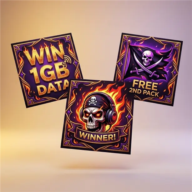 Pirate Chips Standart Promosyon Kartı - Promera
