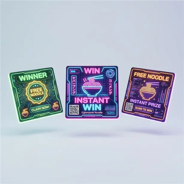 Cyberpunk Noodle Standart Promosyon Kartı - Promera