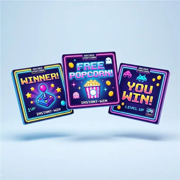 Arcade Popcorn Standart Promosyon Kartı - Promera