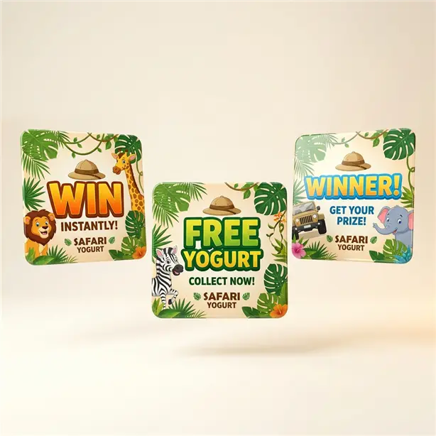 Safari Yogurt Standart Promosyon Kartı - Promera
